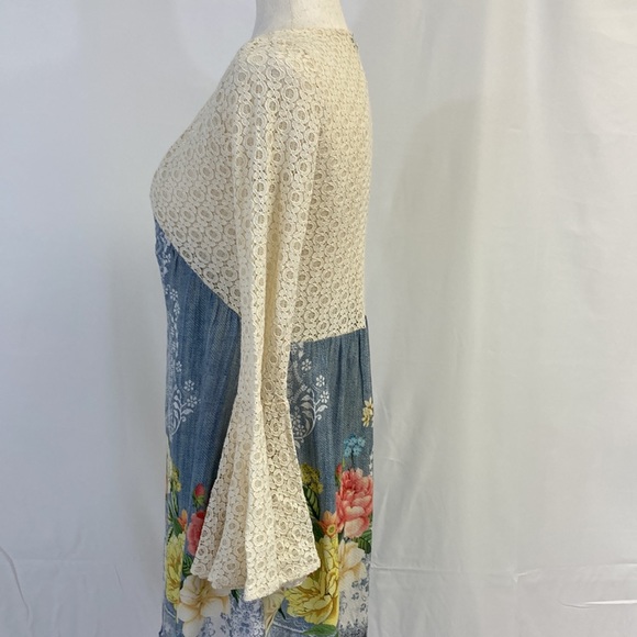 Farm ROSEBLUSH LACE MINI DRESS - Picture 4 of 12